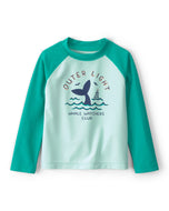 Carter's Toddler Boy Turquoise Whale Print Long-Sleeve Swim Top