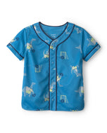 Carter's Toddler Boy Dinosaur Soccer Print Button Down Jersey