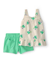 Afbeelding in Gallery-weergave laden, Carter's 2pc Toddler Girl Fish Print Sleeveless Top &amp; Shorts Set
