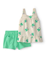 Carter's 2pc Toddler Girl Fish Print Sleeveless Top & Shorts Set
