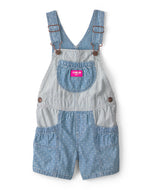 Oshkosh Toddler Girl Denim Polka Dot Shortall