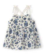 Oshkosh Toddler Girl Blue/White Floral Sleeveless Top