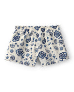 Oshkosh Toddler Girl Blue/White Floral Shorts