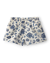 Load image into Gallery viewer, Oshkosh Toddler Girl Blue/White Floral Shorts
