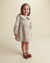Load image into Gallery viewer, Carter's Toddler Girl Floral Collard Corduroy Long-Sleeve Dress
