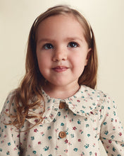 Load image into Gallery viewer, Carter's Toddler Girl Floral Collard Corduroy Long-Sleeve Dress
