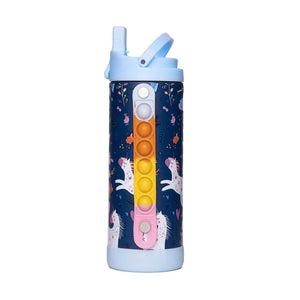 Elemental Iconic Pop Fidget 414ml Bottle with Sport cap- Unicorn