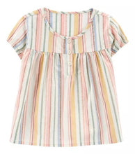 Afbeelding in Gallery-weergave laden, Oshkosh Toddler Girl Multi Color Stripes Top
