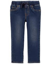 Carregar imagem no visualizador da galeria, Carter&#39;s Toddler Boy Straight Blue Pull-Up Denim Jeans
