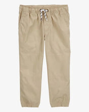 Load image into Gallery viewer, Carter&#39;s Toddler Boy Khaki Drawstring Joggers
