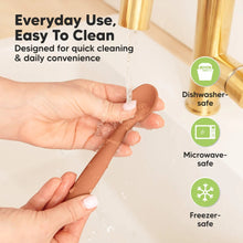 Afbeelding in Gallery-weergave laden, Keababies 3-Pack Prep Baby Spoons - Terracotta
