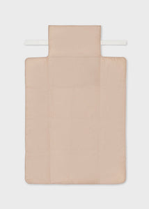 Bolsa de mão com fralda creme 2 peças de couro sintético Mayoral