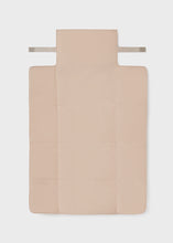 Cargar imagen en el visor de la galería, Mayoral 2pc Leatherette Light Tan Diaper Handbag  and Diaper Changer
