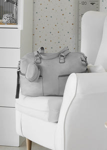 Mayoral Baby Grey Leatherette Diaper Handbag