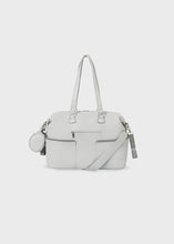 Afbeelding in Gallery-weergave laden, Mayoral Baby Grey Leatherette Diaper Handbag
