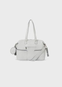 Mayoral Baby Grey Leatherette Diaper Handbag