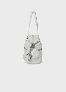 Mayoral Baby Grey Leatherette Diaper Handbag