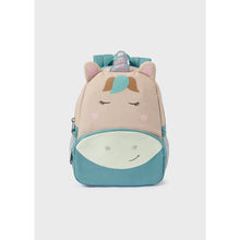 Load image into Gallery viewer, Mayoral Green Unicorn Toddler Backpack
