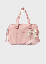 Load image into Gallery viewer, Mayoral 2pc Pink Dots Diaper Handbag with Changing Pad
