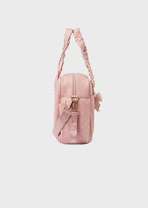 Mayoral 2pc Pink Dots Diaper Handbag with Changing Pad