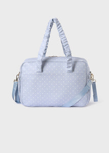 Mayoral 2pc Blue Dots Diaper Handbag Set