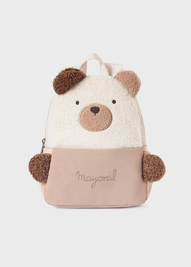 Mayoral Brown Bear Toddler Backpack