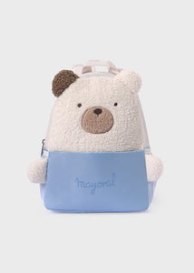 Mayoral Blue Bear Toddler Backpack