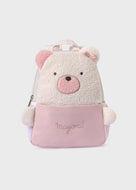 Mayoral Pink Bear Toddler Backpack