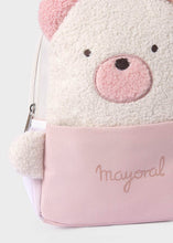 Load image into Gallery viewer, Mayoral Pink Bear Toddler Backpack
