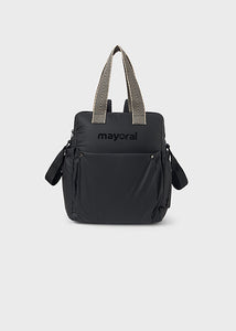 Mayoral Jet Black Diaper Backpack