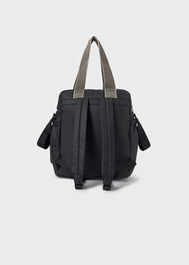 Mayoral Jet Black Diaper Backpack