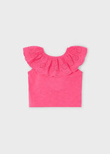 Load image into Gallery viewer, Mayoral Kid Girl Peony Eyelet Top
