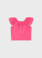 Mayoral Kid Girl Peony Eyelet Top
