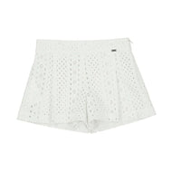 Mayoral Kid Girl White Eyelet Shorts