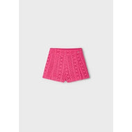 Mayoral Kid Girl Pink Eyelet Shorts