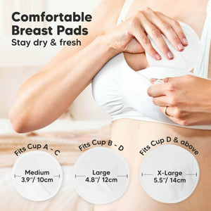 KeaBabies Comfy Nursing Breast Pads - Bare Beige