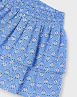 Mayoral Kid Girl Blue Floral Skirt