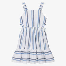 Carregar imagem no visualizador da galeria, Mayoral Kid Girl Blue Striped Dress

