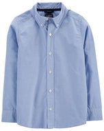 OshKosh Kid Boy Blue Long Sleeve Shirt