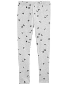 OshKosh Kid Girl Grey Print Leggings