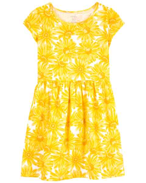 Carter's Kid Girl Yellow Sunflower Dress