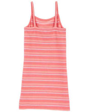 Load image into Gallery viewer, OshKosh Kid Girl Striped Ribbed Dress &amp; Cardigan Set
