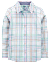 Carregar imagem no visualizador da galeria, Oshkosh Kid Boy Multi Plaid Shirt
