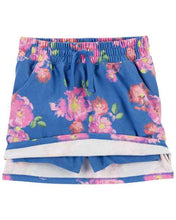 Carregar imagem no visualizador da galeria, OshKosh Kid Girl Blue Floral Skort
