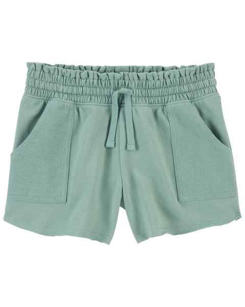 OshKosh Kid Girl Sage French Terry Shorts