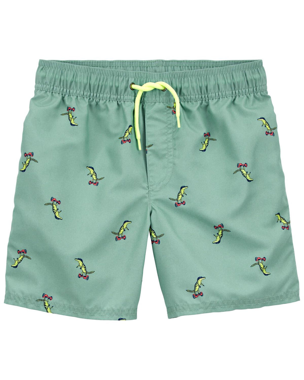 Carter's Kid Boy Alligator Print Swim Trunks