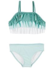 Load image into Gallery viewer, Carter&#39;s 2pc Kid Girl Ombre Ruffle Bikini Swimsuit
