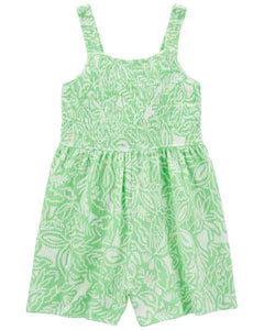 Carter's Kid Girl Green Romper