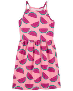 Carter's Kid Girl Pink Watermelon Dress