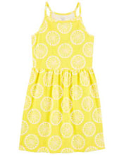 Load image into Gallery viewer, Carter&#39;s Kid Girl Yellow Lemon Dress
